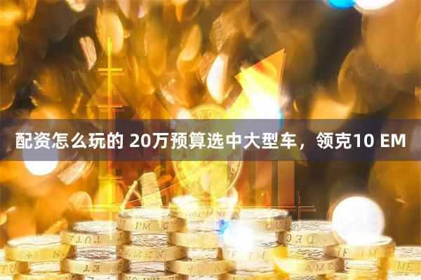 配资怎么玩的 20万预算选中大型车，领克10 EM