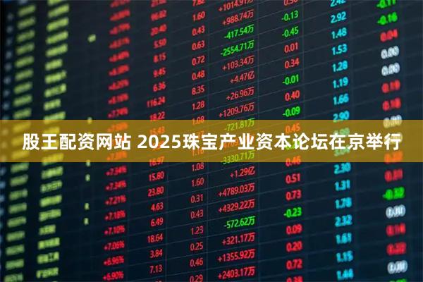 股王配资网站 2025珠宝产业资本论坛在京举行