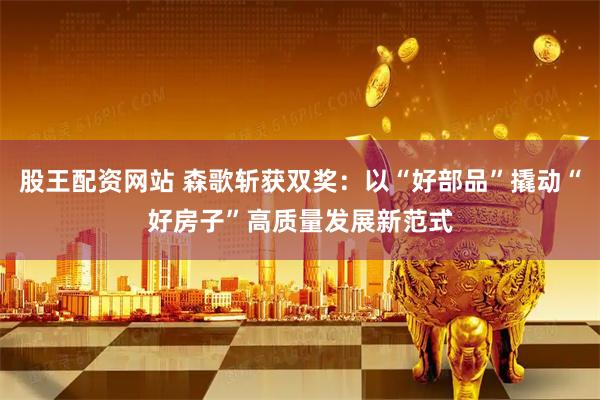 股王配资网站 森歌斩获双奖：以“好部品”撬动“好房子”高质量发展新范式